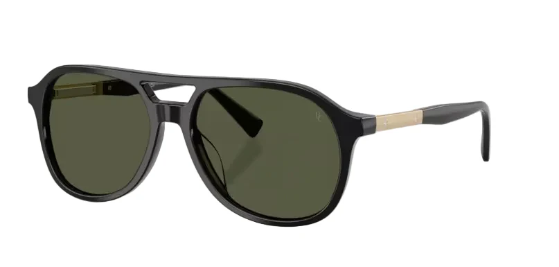 Acetate aviator sunglasses with polarized lenses