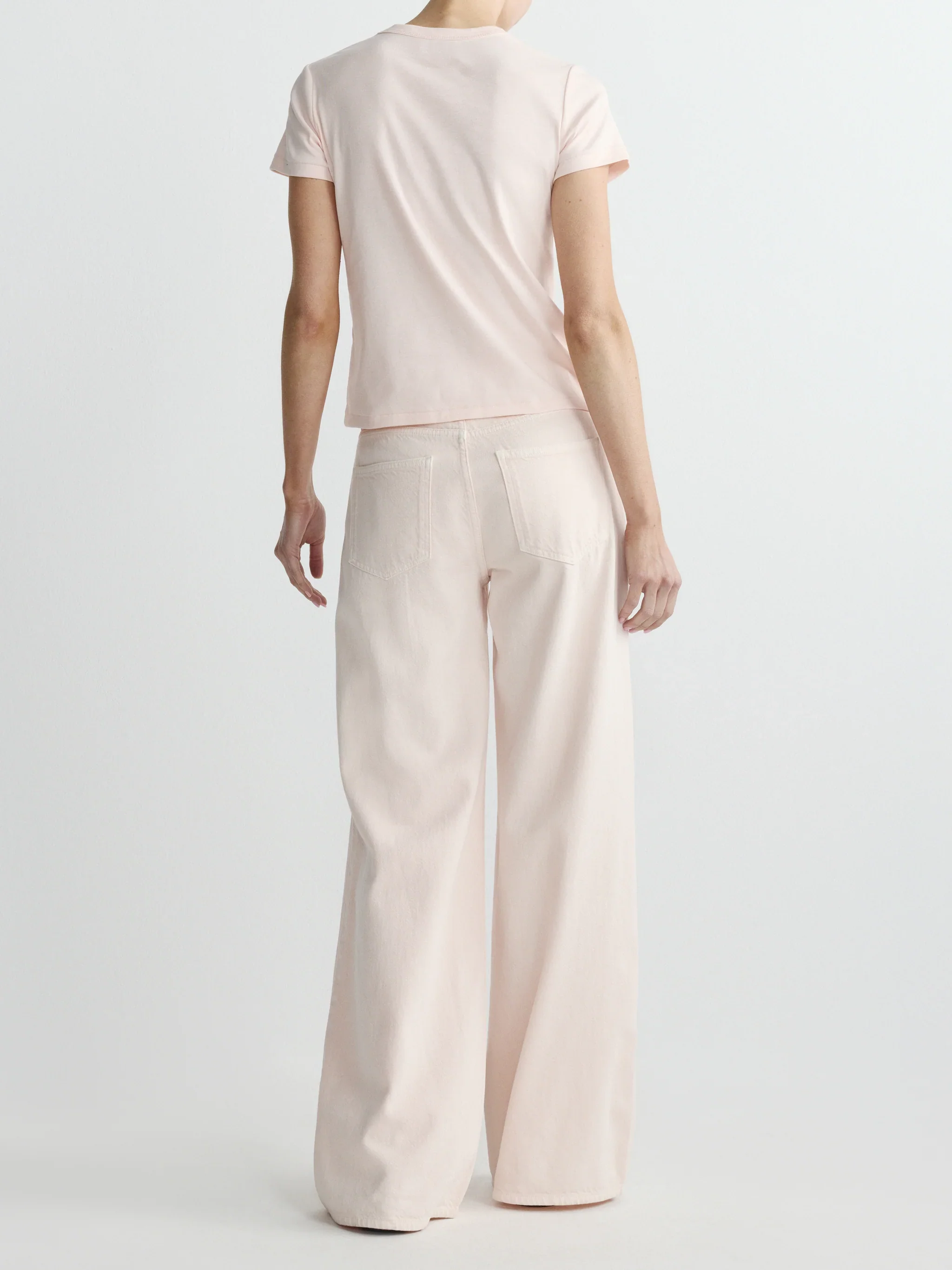 Alex Baggy Wide Leg Mid Rise Ballet Aura - Image 4