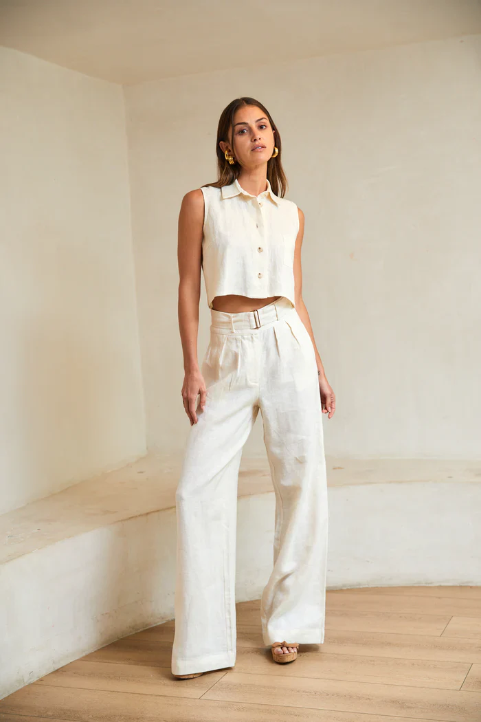 Alina Pant Ivory - Image 2