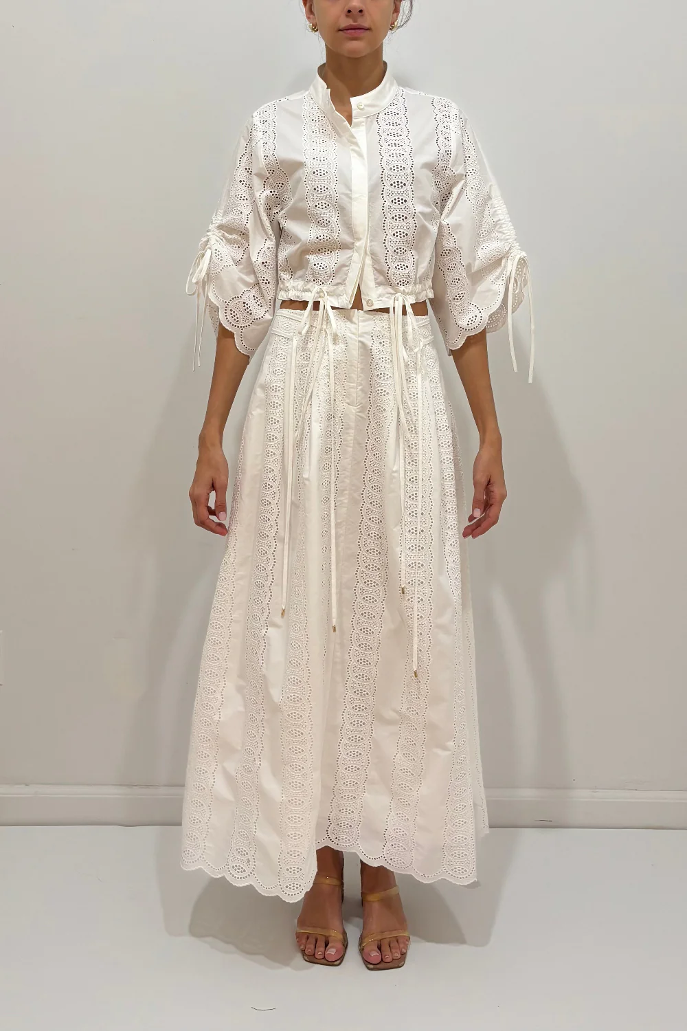 Amaris Skirt White Eyelet