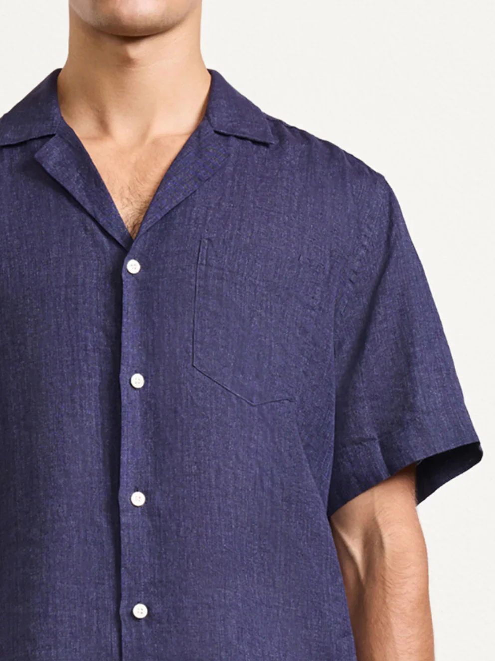 Angelo Linen Shirt Midnight Blue (Final Sale) - Image 2