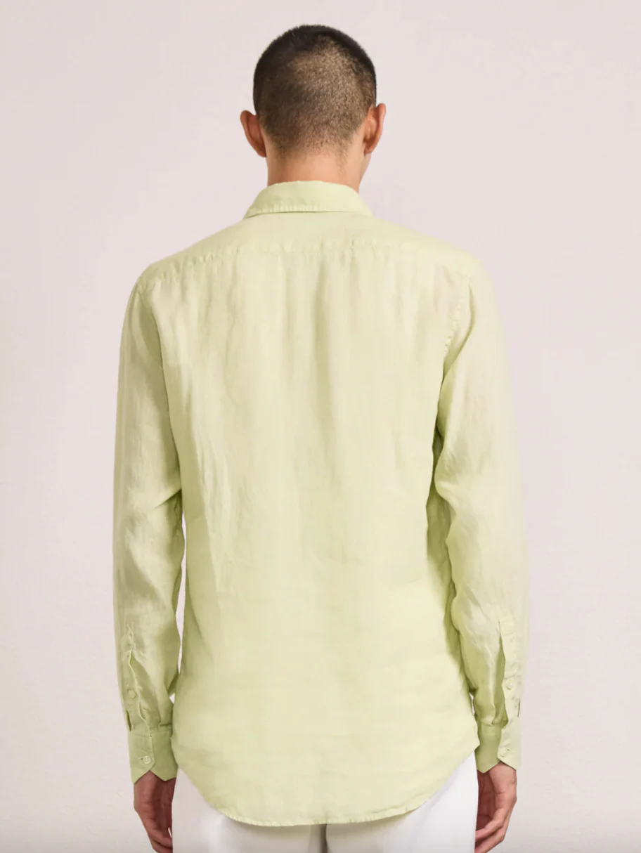 Antonio GD Linen LS Shirt Pistachio (Final Sale) - Image 3