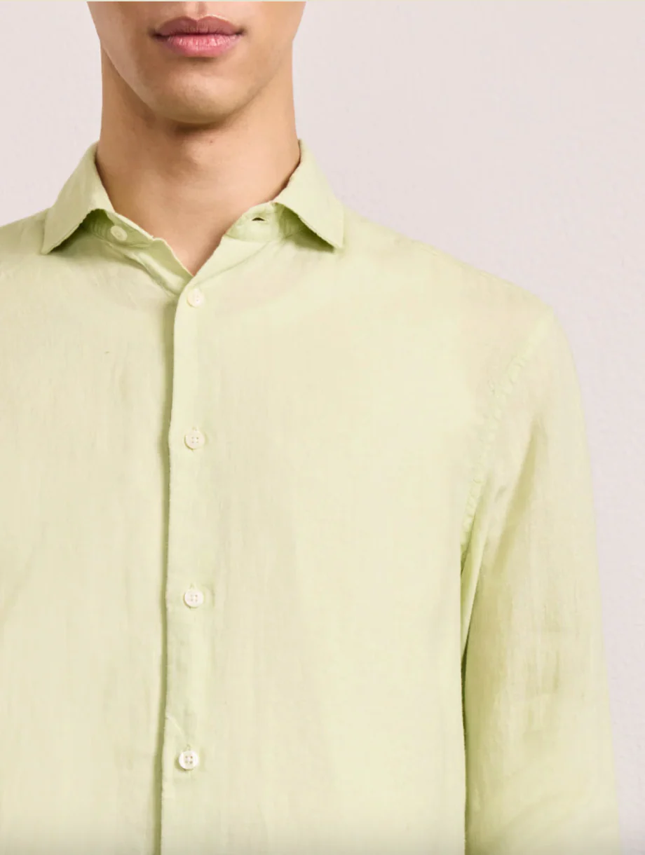 Antonio GD Linen LS Shirt Pistachio (Final Sale) - Image 4