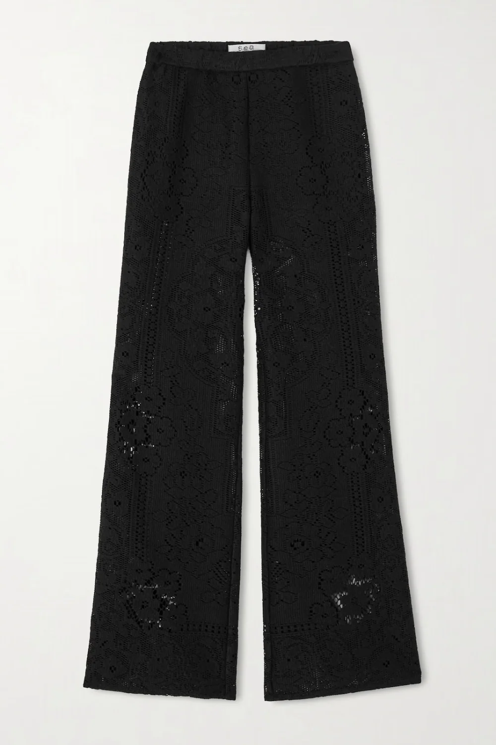 Arianna Lace Pants Black