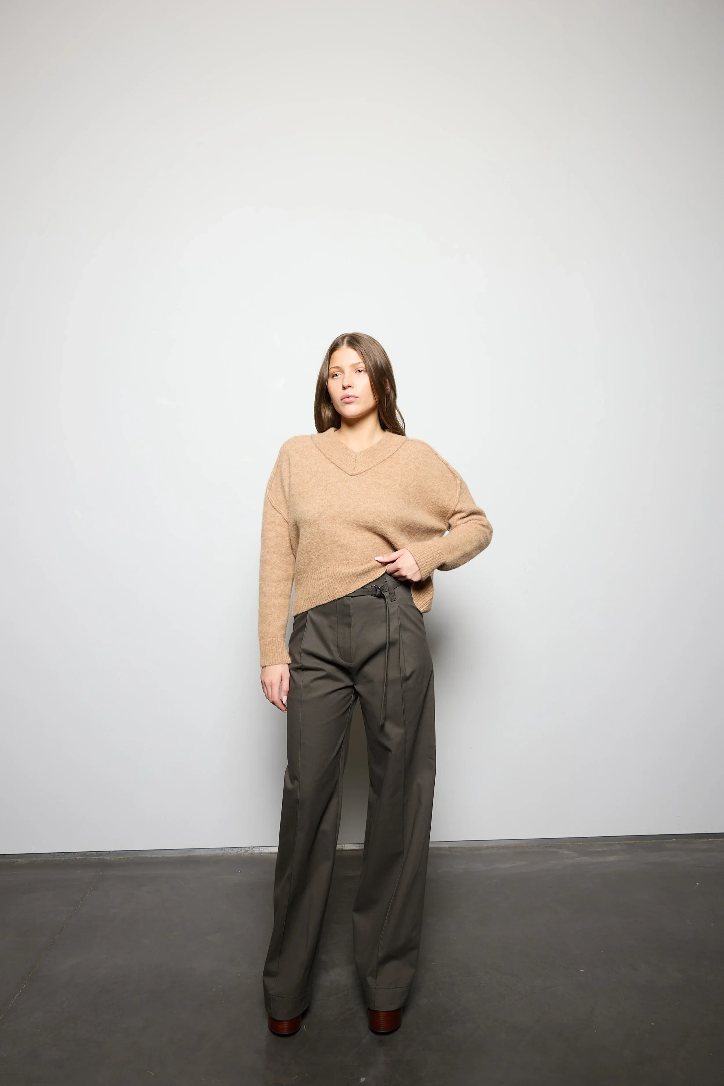 Aspen Sweater Wool Camel - Image 2