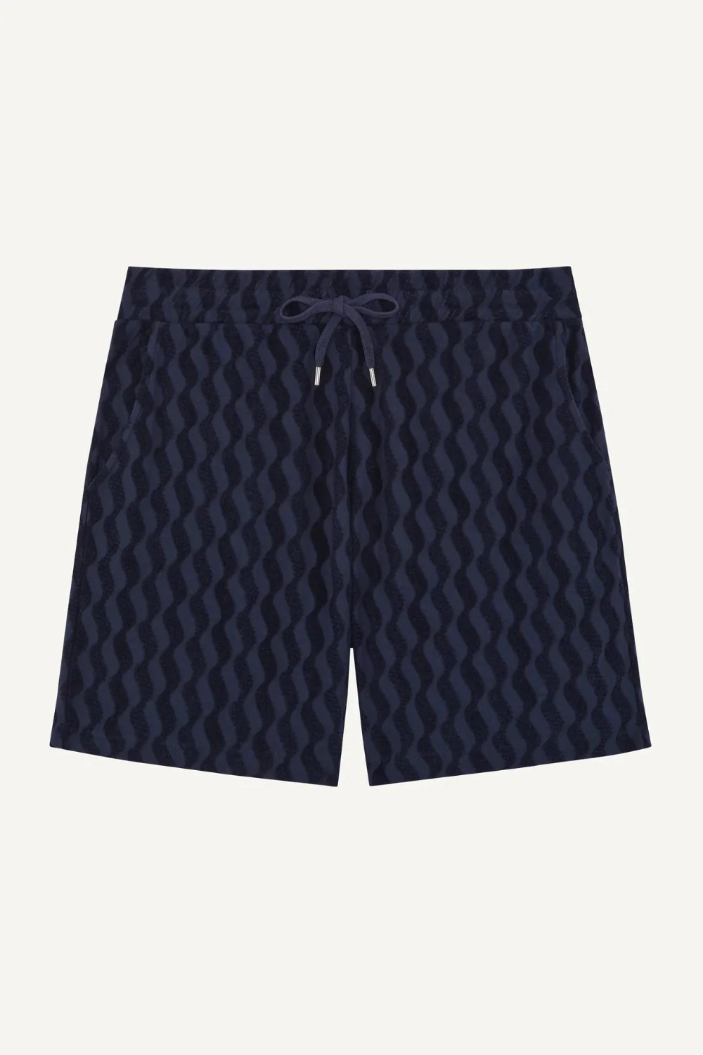 Augusto Terry Shorts Midnight Blue