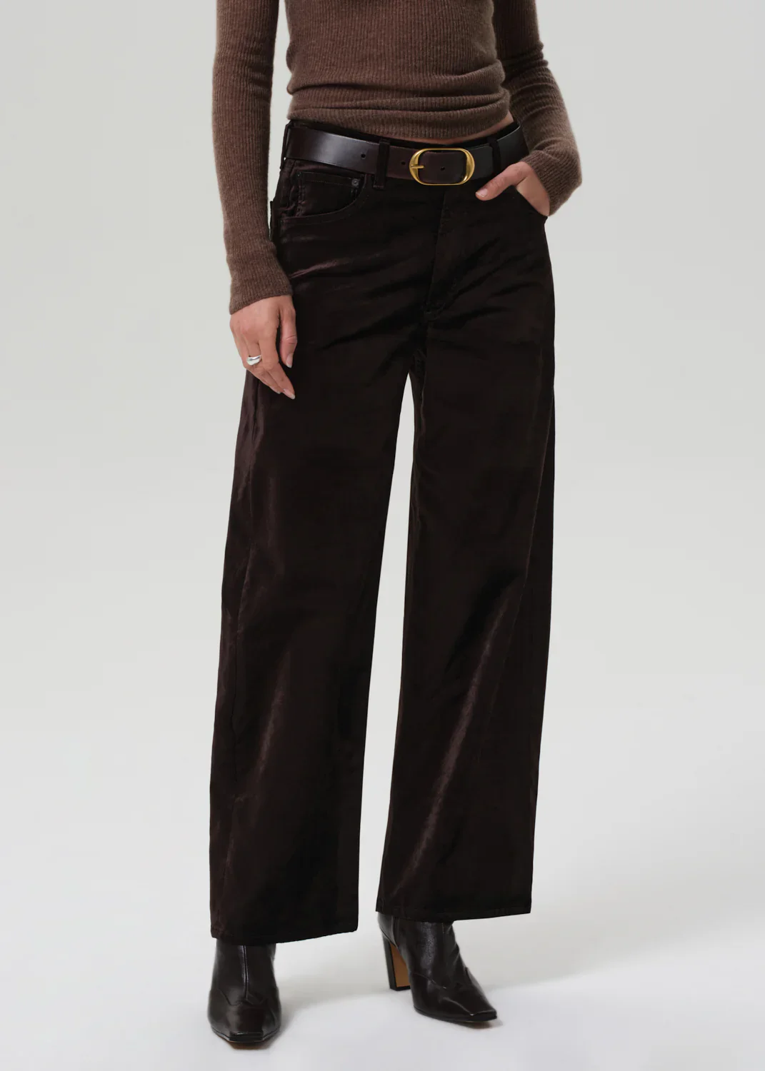 Ayla Baggy in Velvet Espresso - Image 3