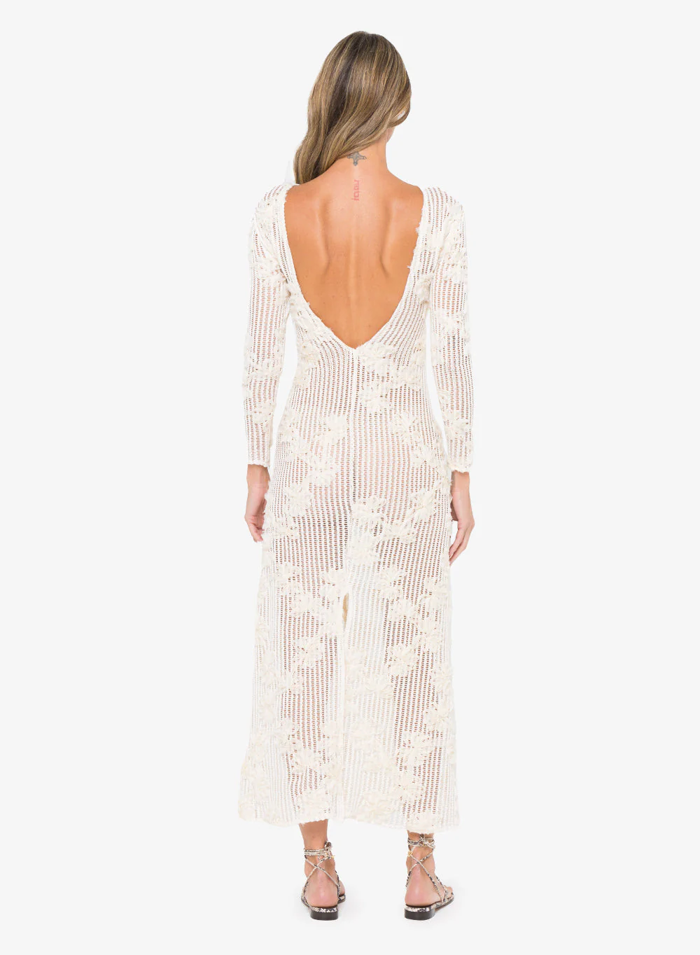 Azalia Dress Ivory (Final Sale) - Image 4