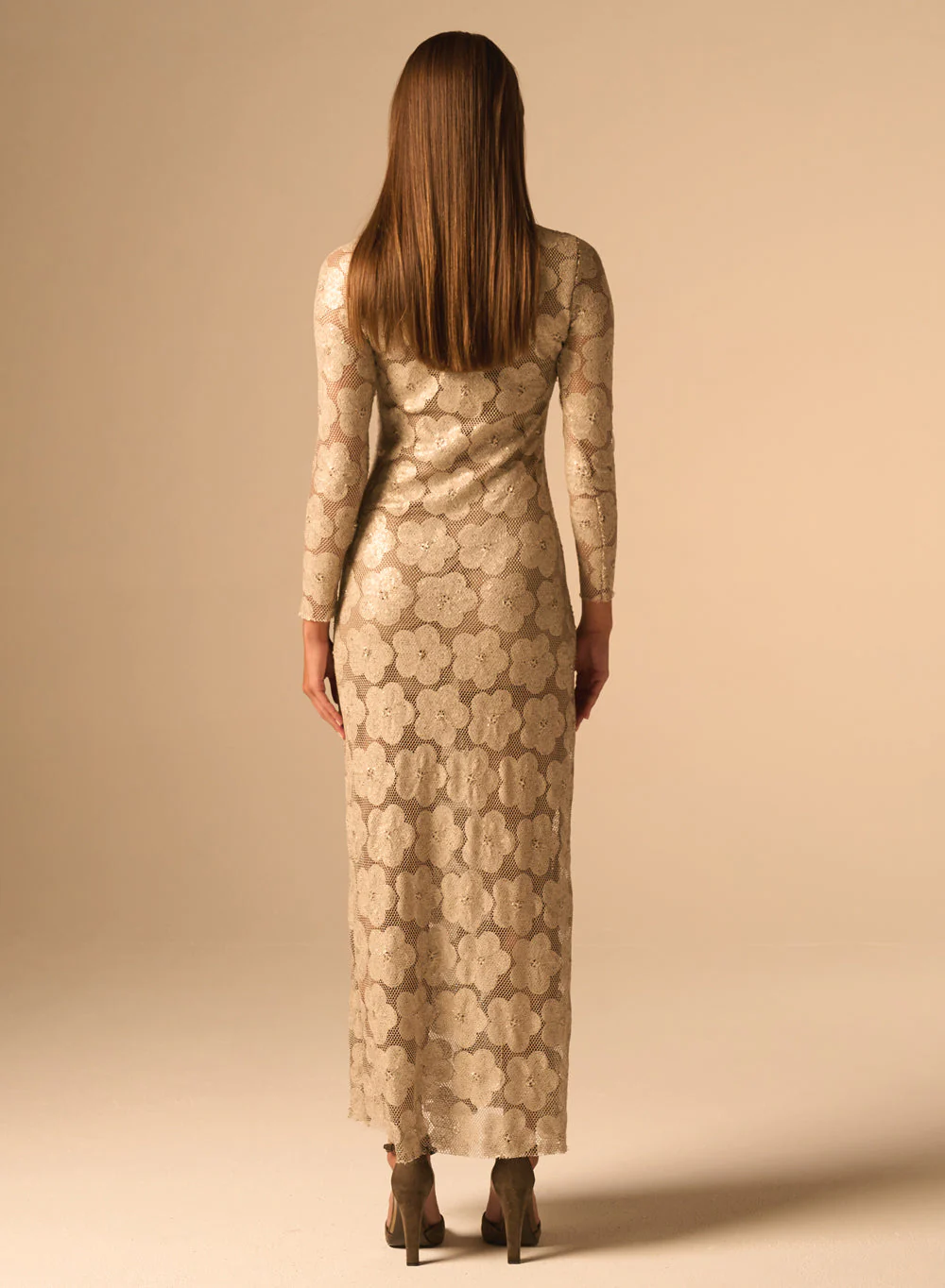 Petra Dress Champagne - Image 2