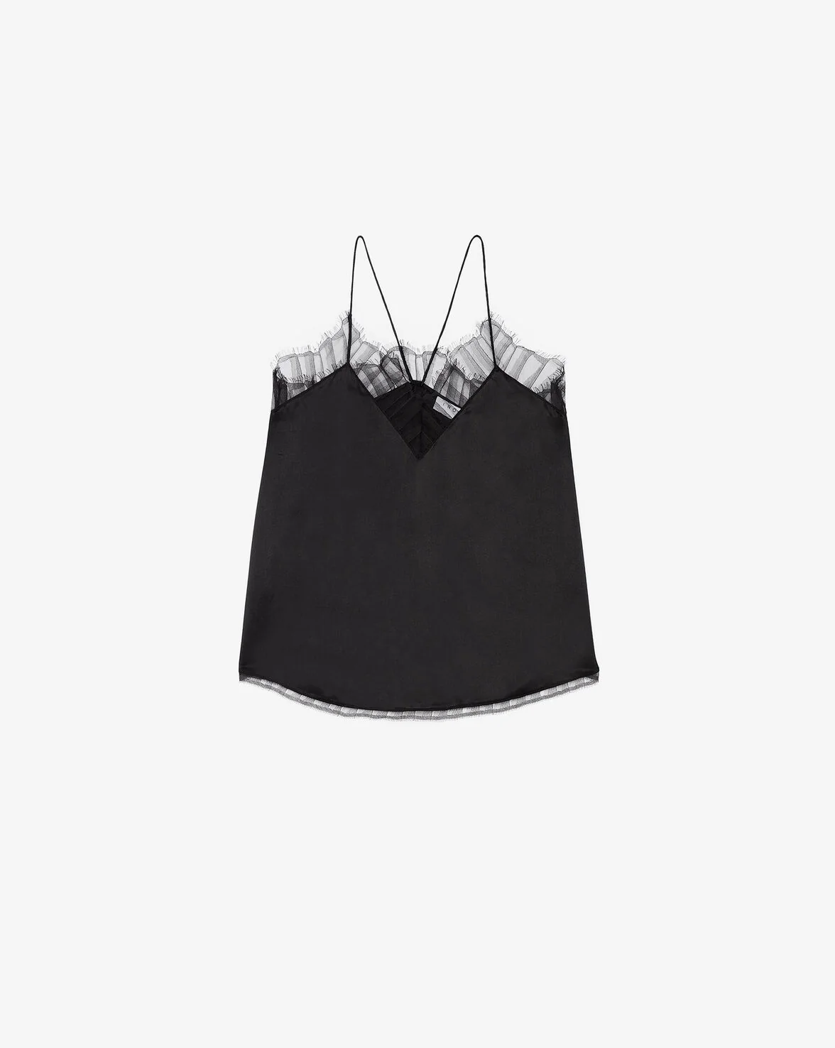 Berwyn Silk Camisole Black - Image 2