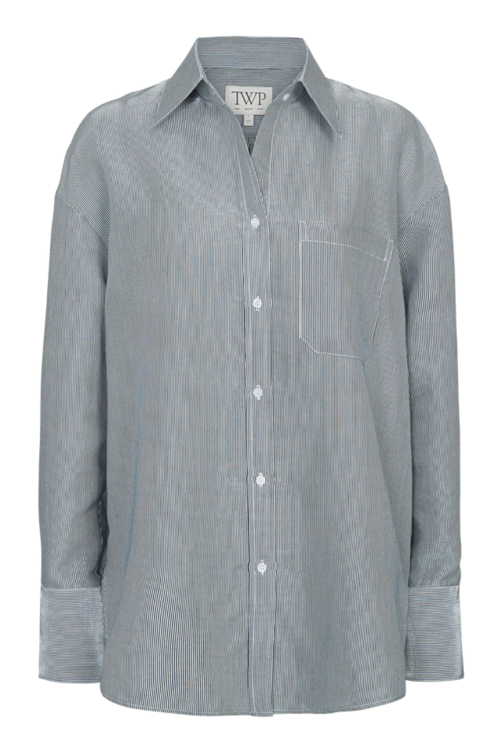 Big Joe in Glossy Mini Stripe White Blue