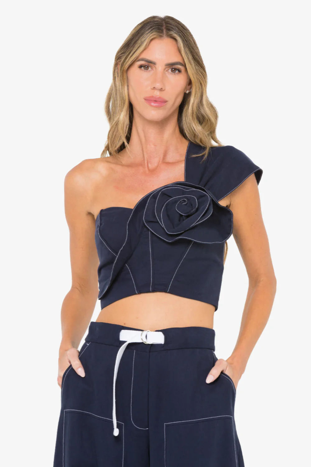Blaire Top Navy (Final Sale)