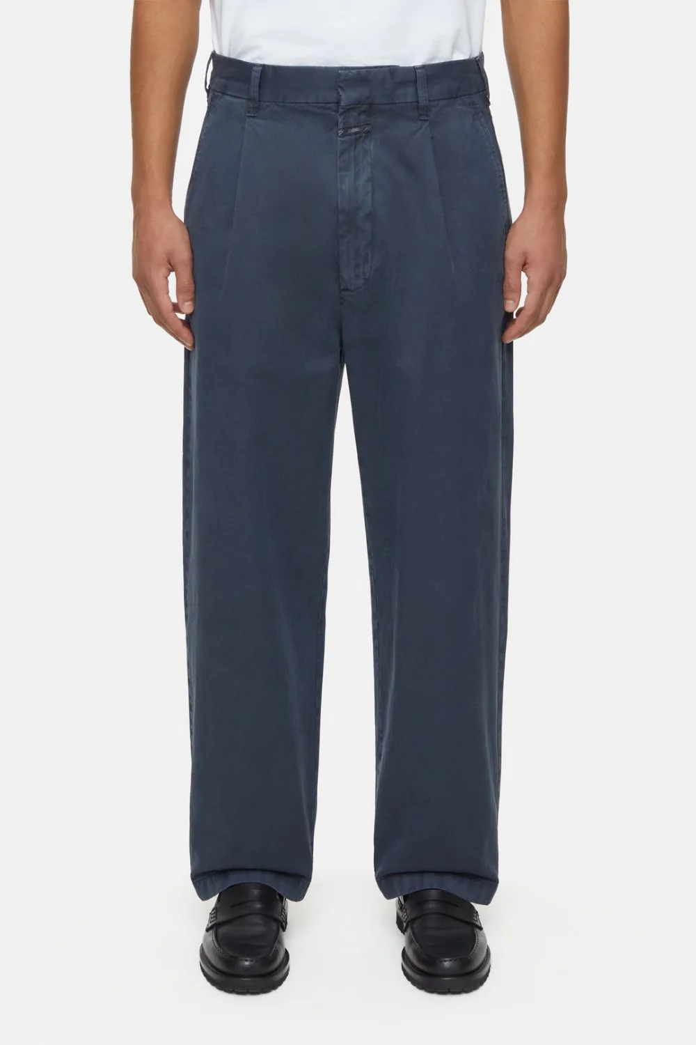 Blomberg Wide Relaxed Pants Smokey Blue (Final Sale)