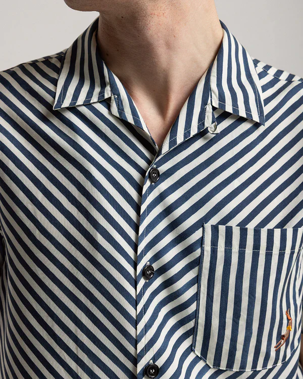 Blue Wave Short Sleeve Shirt - Image 3