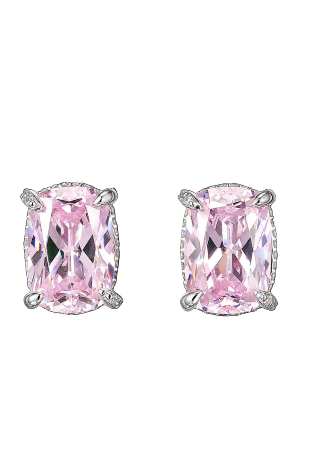 Blush Cushion Wing Studs