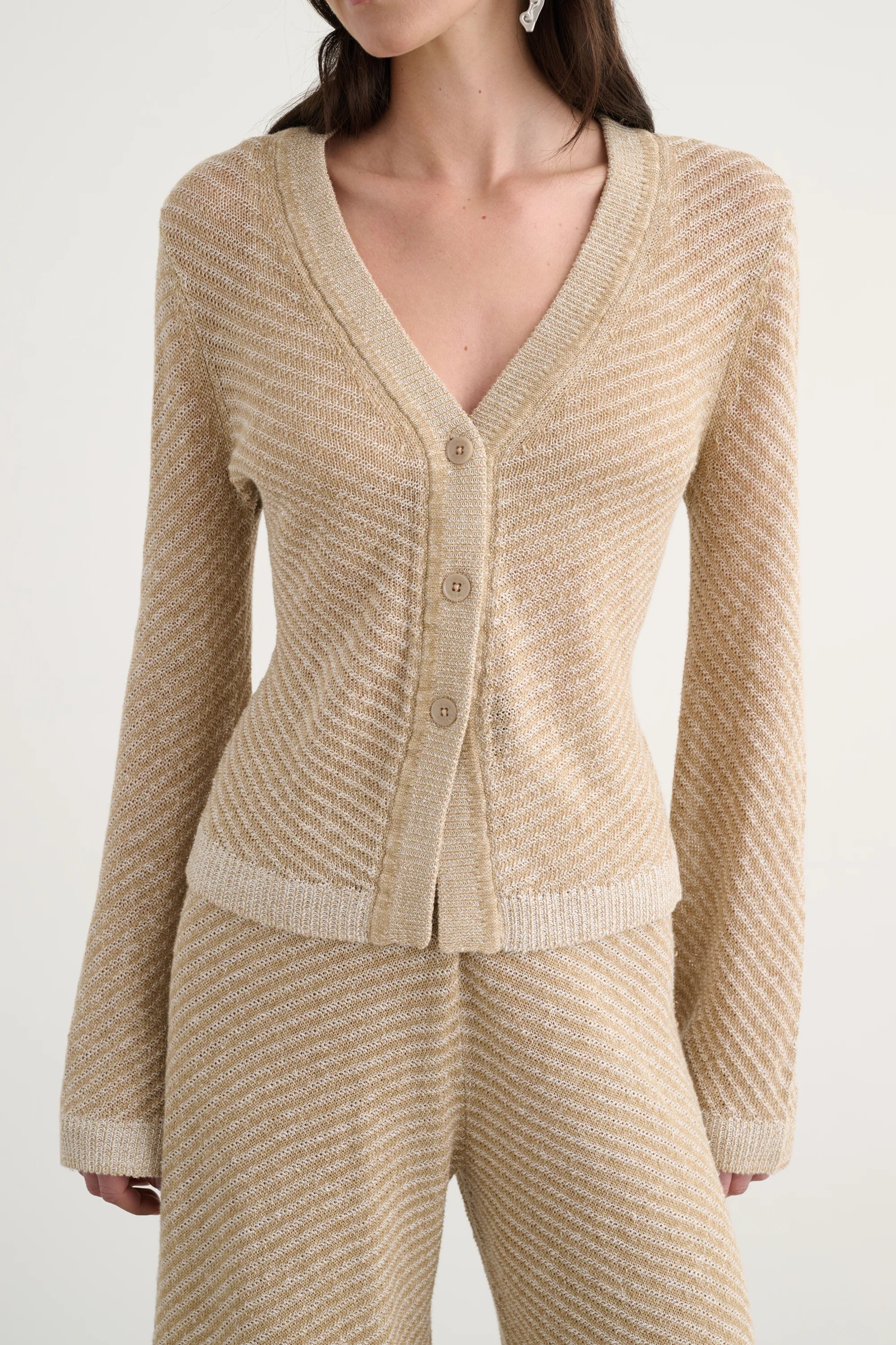 Bobby V-Neck Cardigan - Image 4