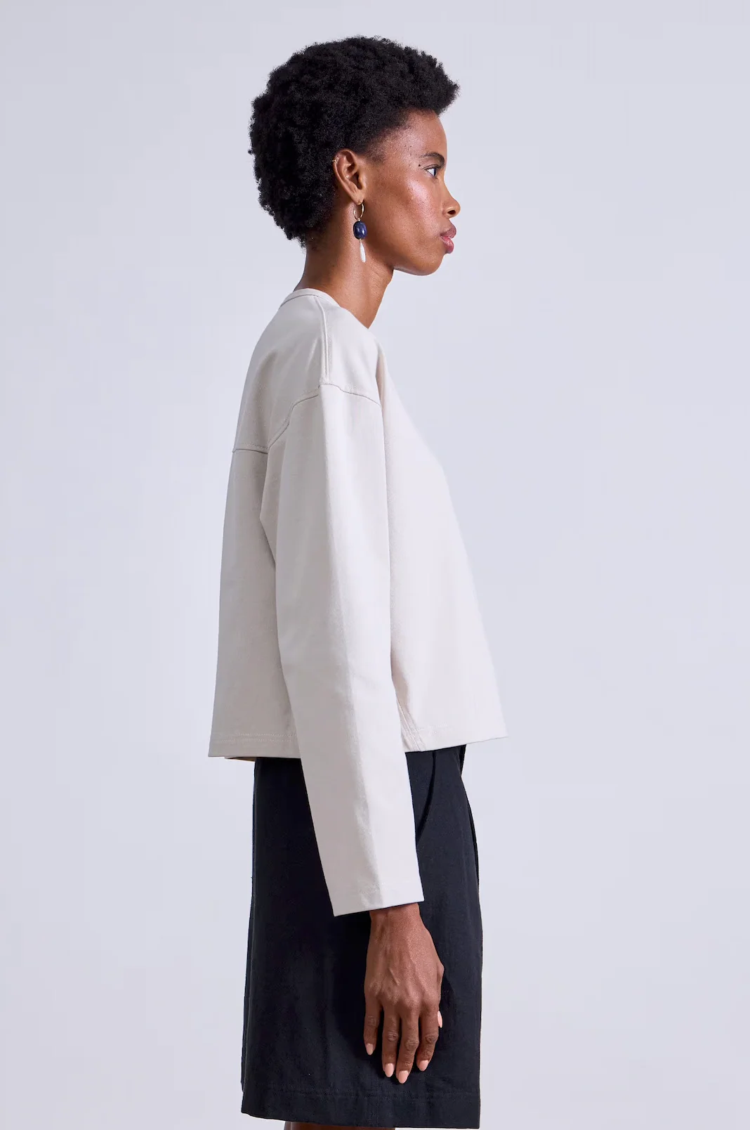 Boxy Tee Oat - Image 2