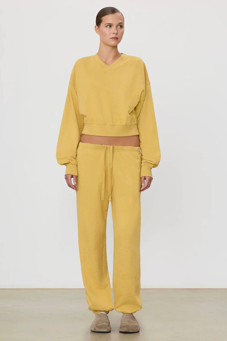 Boyfriend Pocket Sweatpants Saffron - Image 2