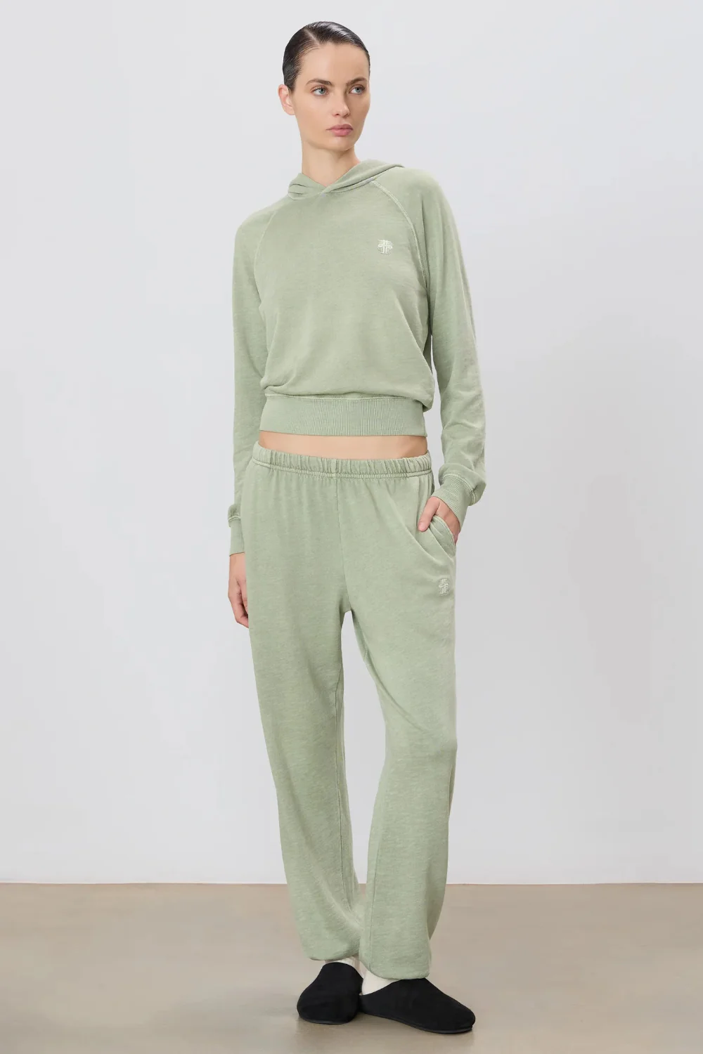 Boyfriend Pocket Sweatpants Sage
