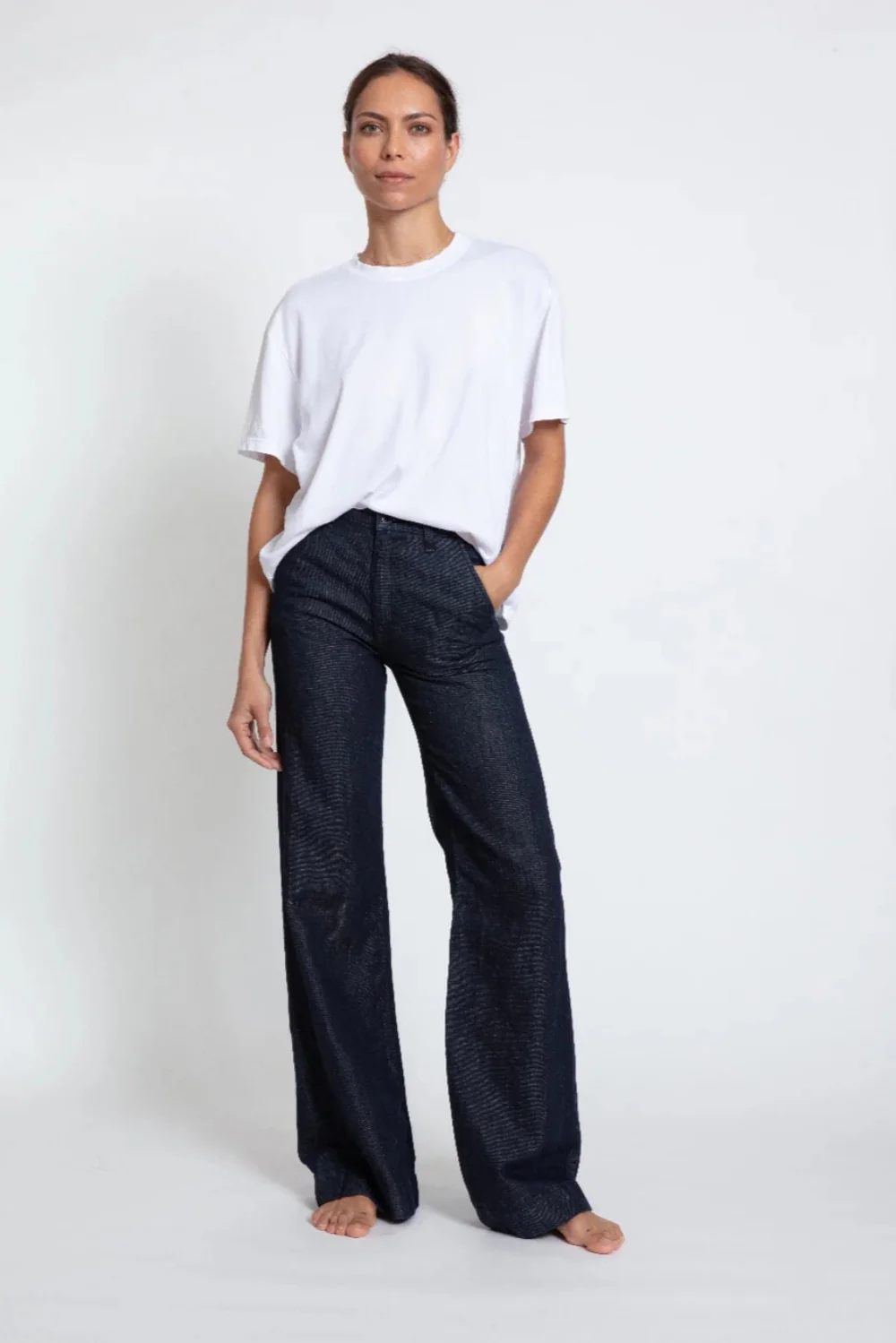 Denim Trouser Indigo linen