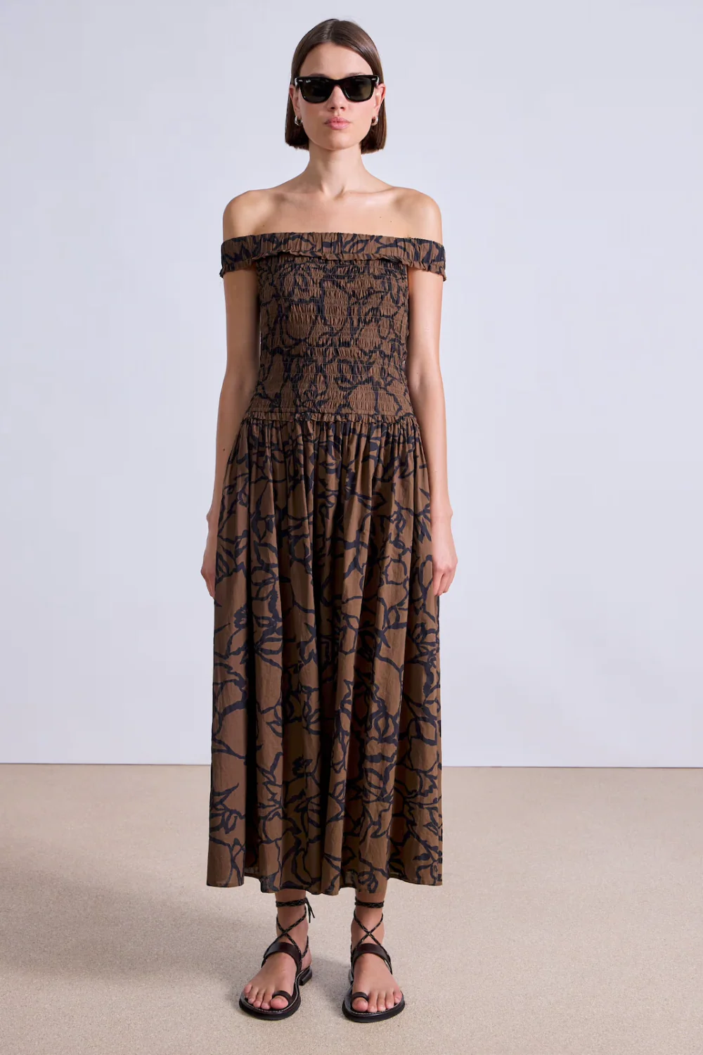 Britt Off-Shoulder Maxi Dress (Final Sale)