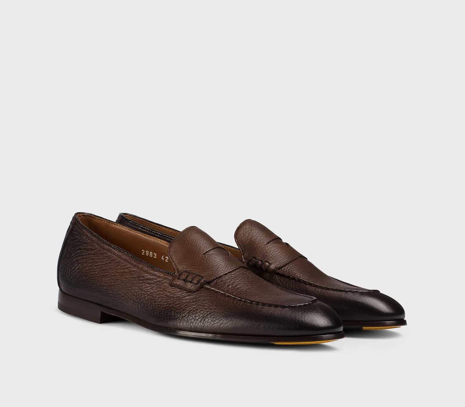 Brown Deerskin Loafer