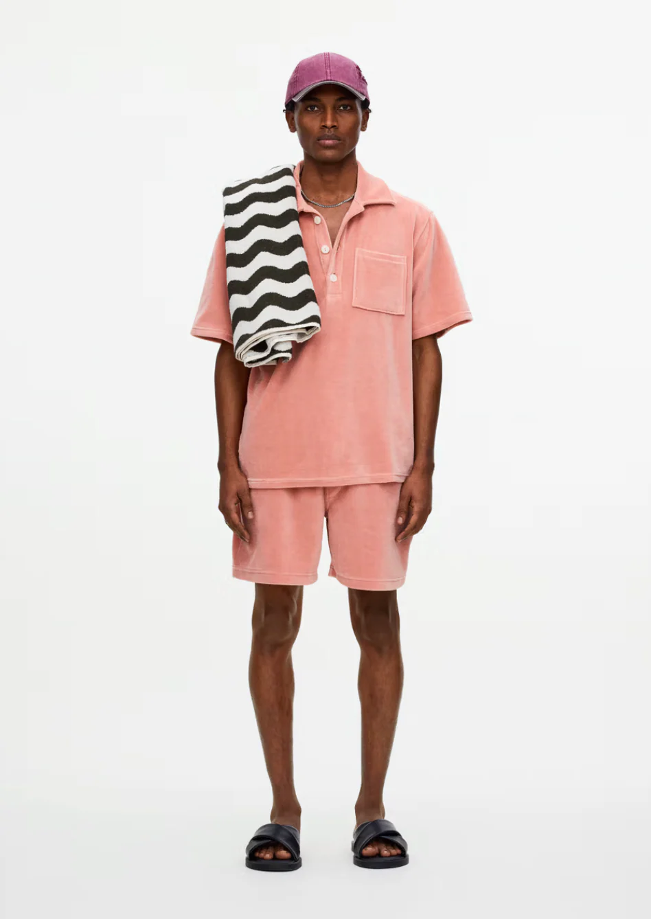 Cameo Velour Shorts - Image 4