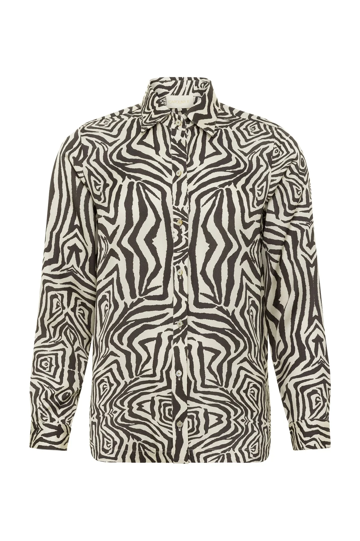 Carmen Shirt Zebra Black Cream (Final Sale) - Image 6
