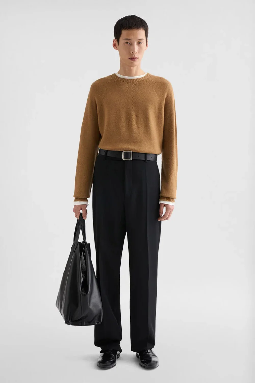Cashmere Blend Crew-Neck Sweater