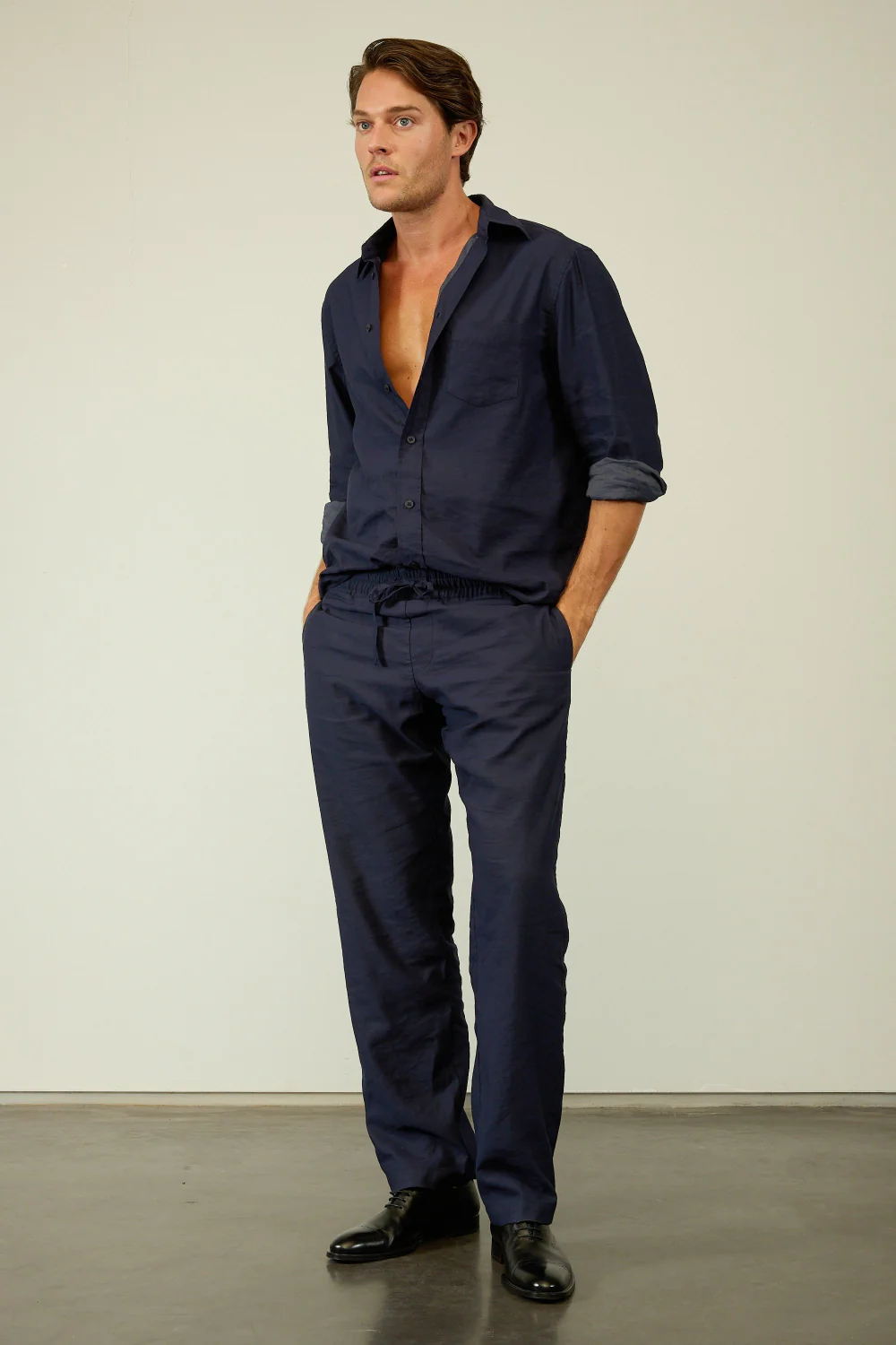 Cesar Shirt Navy