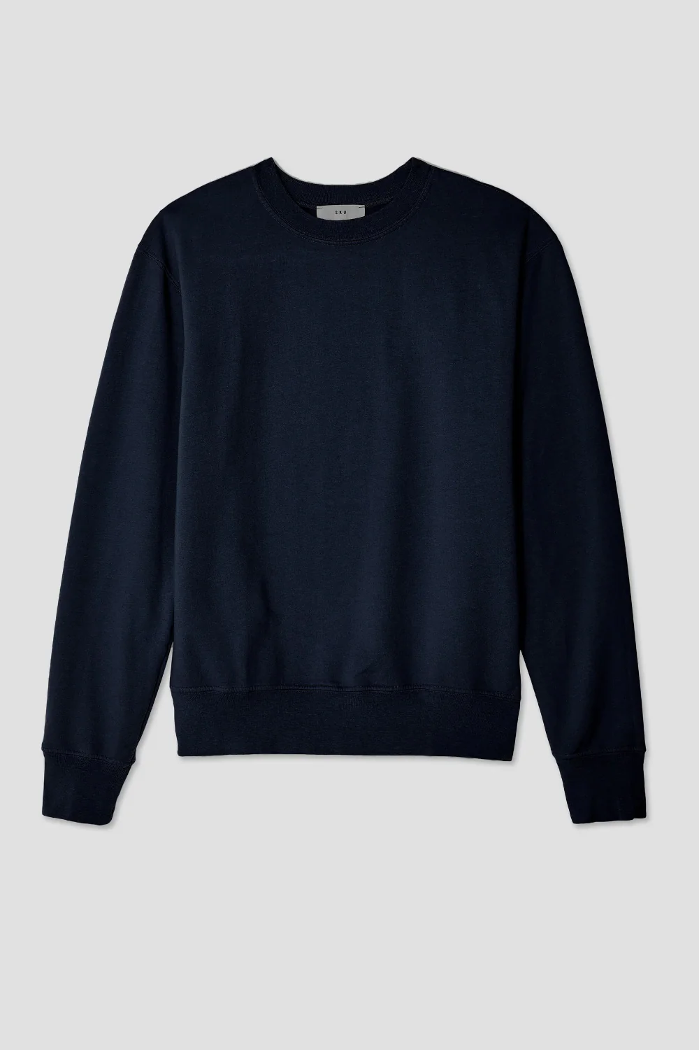 L/S Supima Fleece Crew Sweatshirt Navy