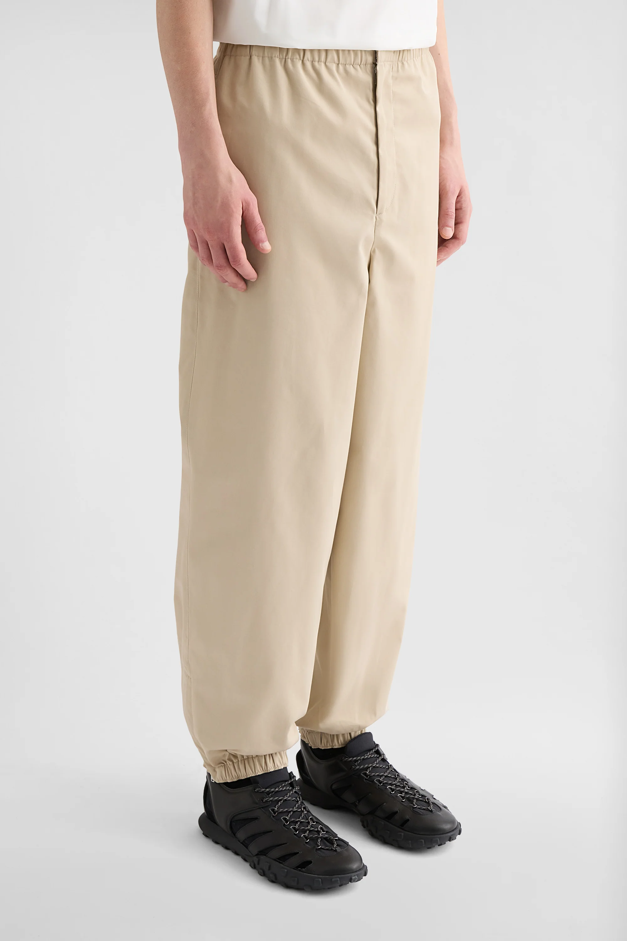 Cotton Blend Poplin Trousers - Image 2