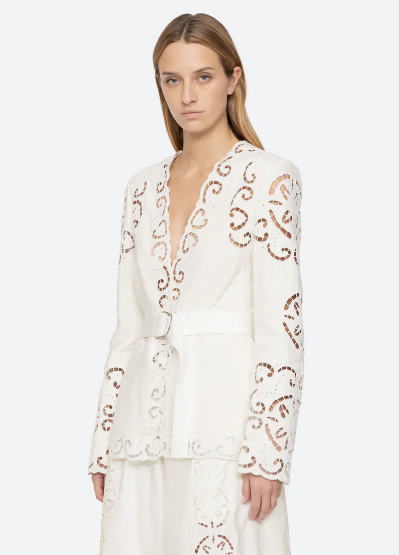 Dahlia Eyelet Blazer - Image 6