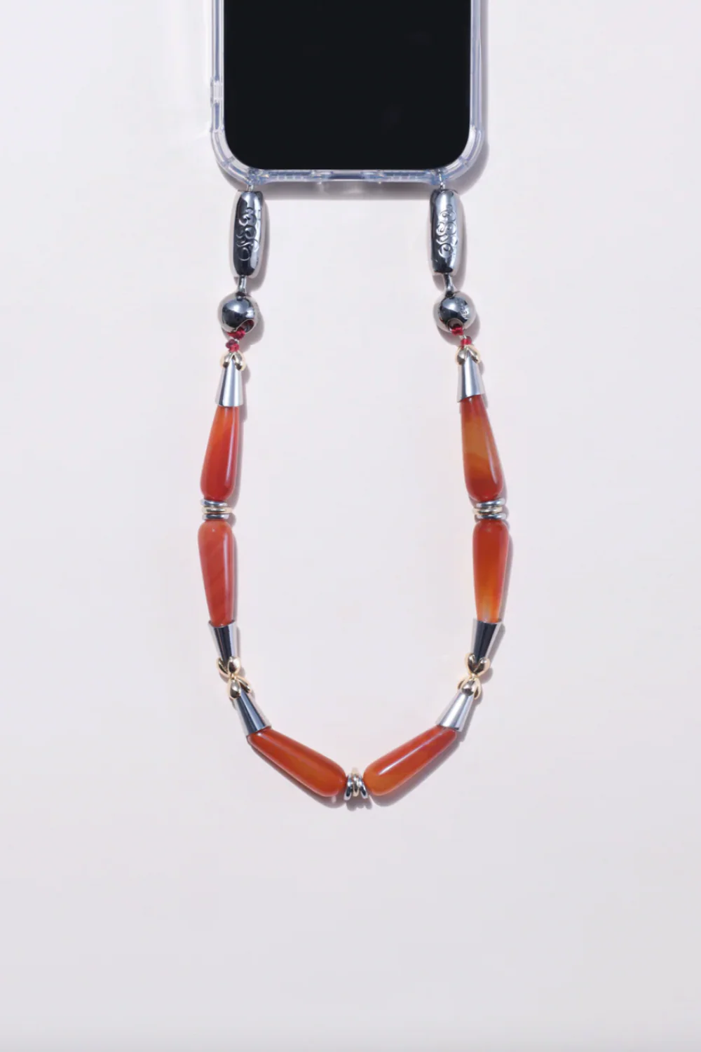 Deco Wristlet Red Agate