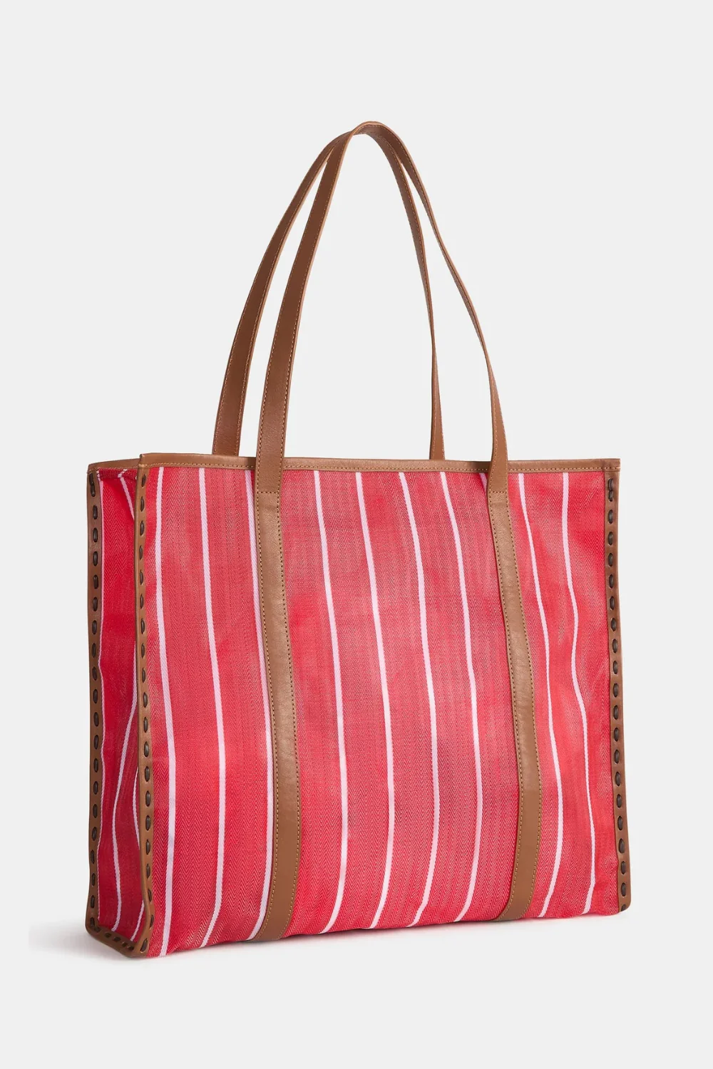 Deia Bag in Nylon Canvas Red/ White