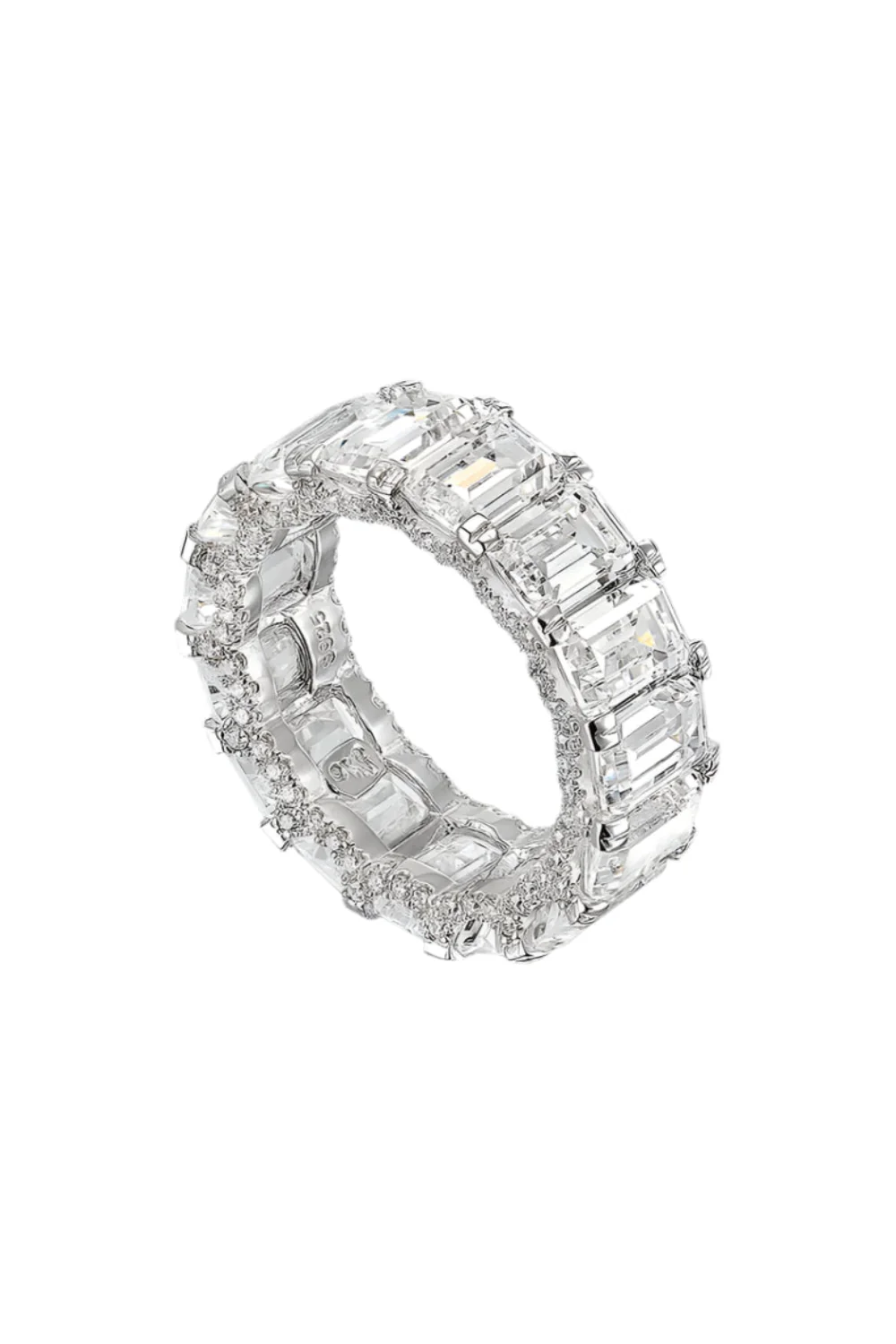 Diamond Dust Baguette Eternity Ring