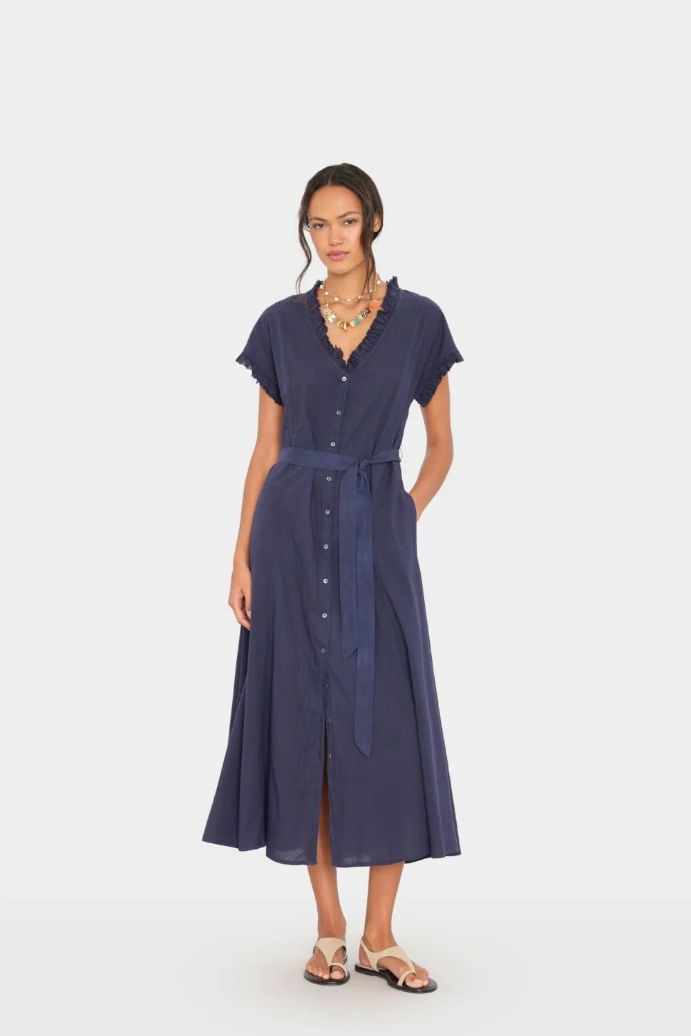 Dixie Dress Navy