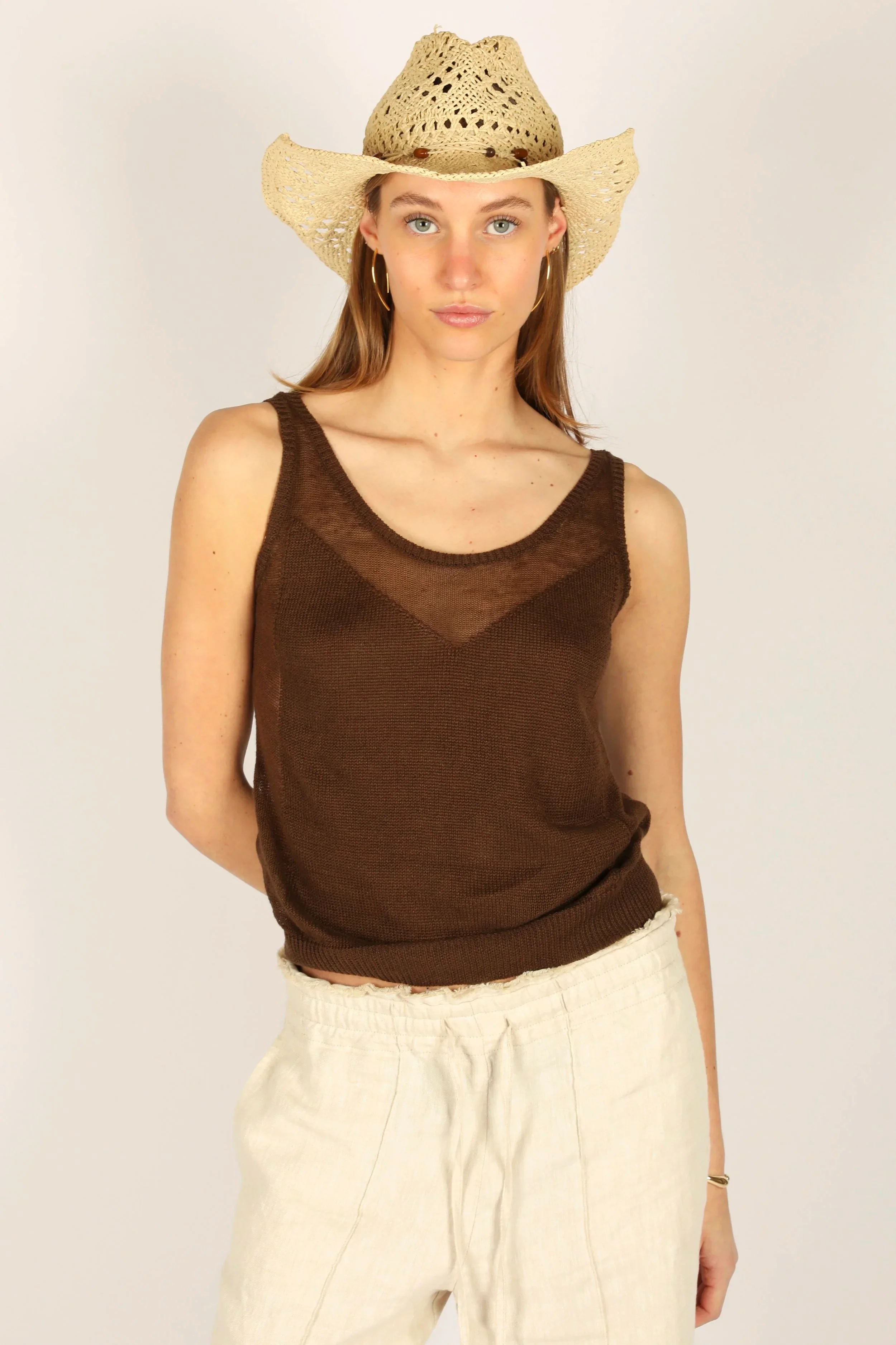 Domenica Top Brown