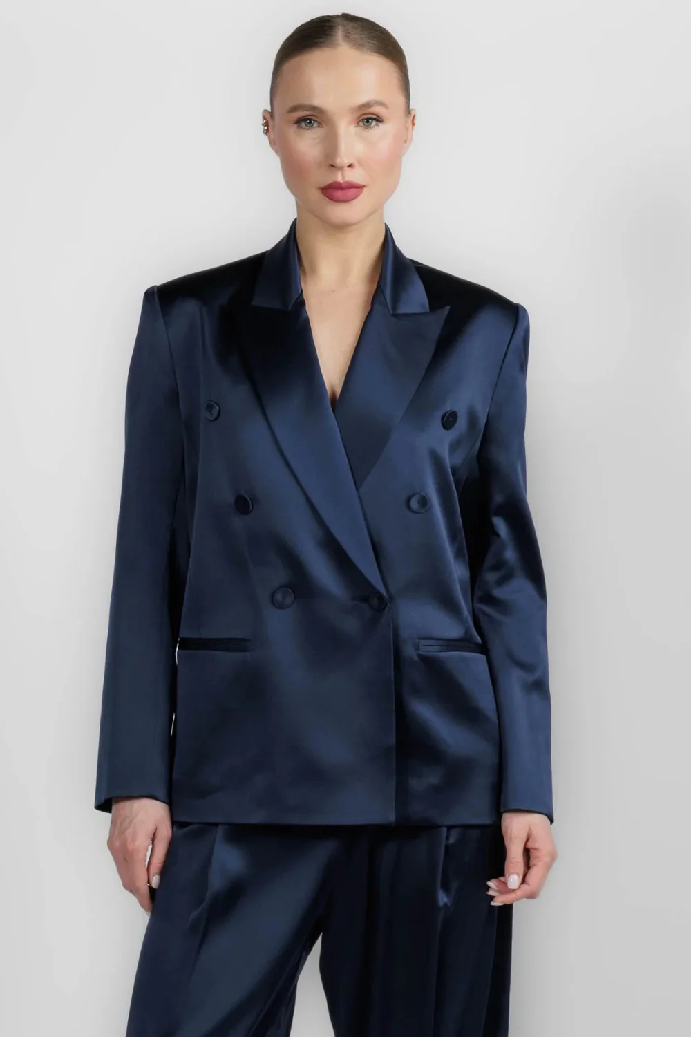 Double Breasted Blazer Space