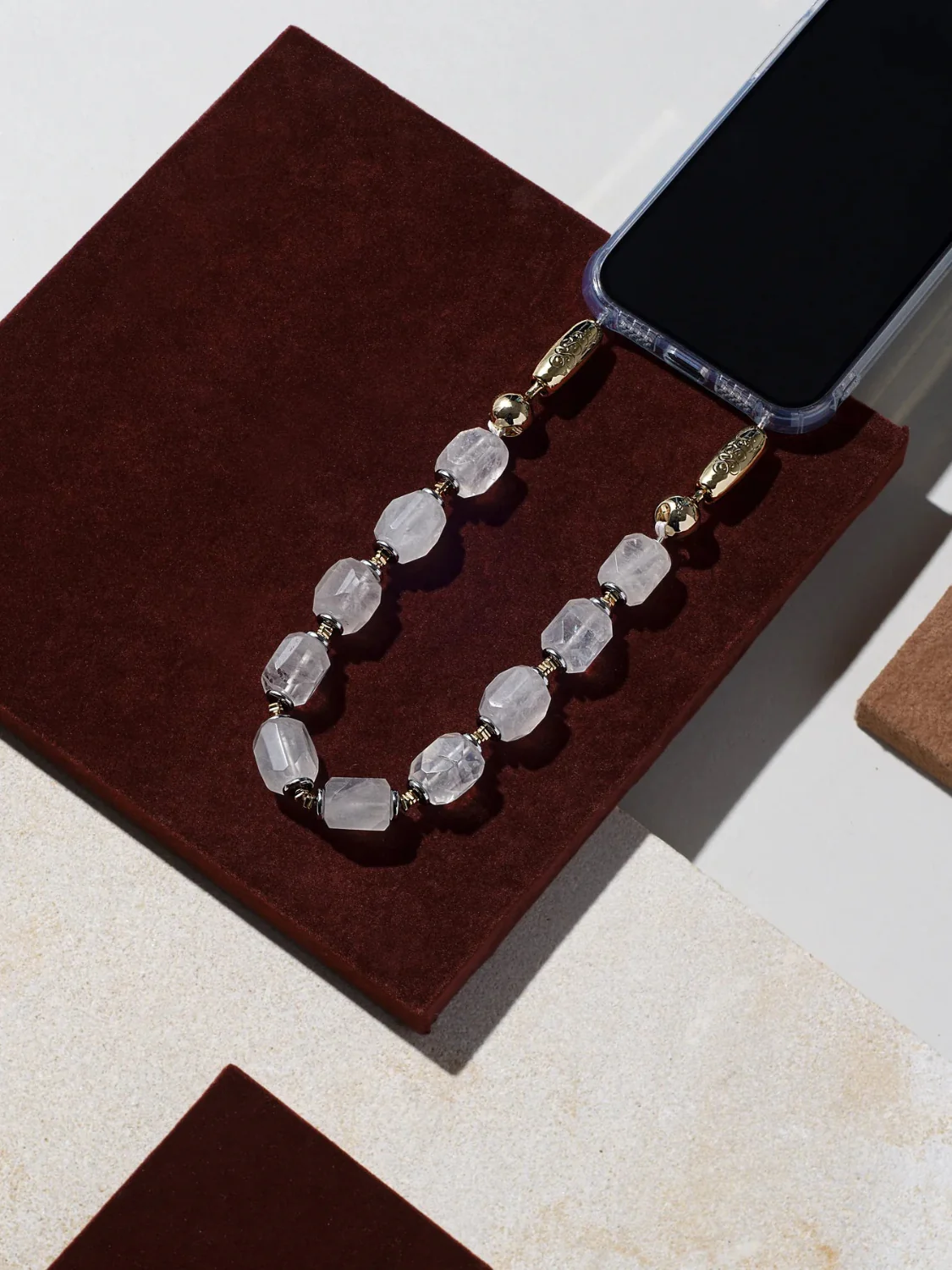 Electrum Gemstone Wristlet