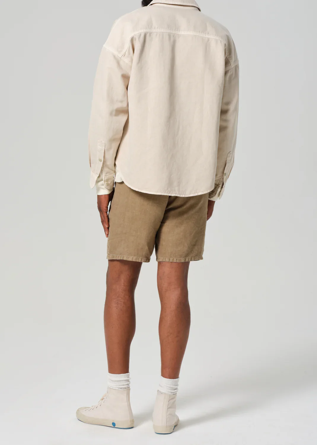 Drawstring Deck Short Dark Khaki - Image 5