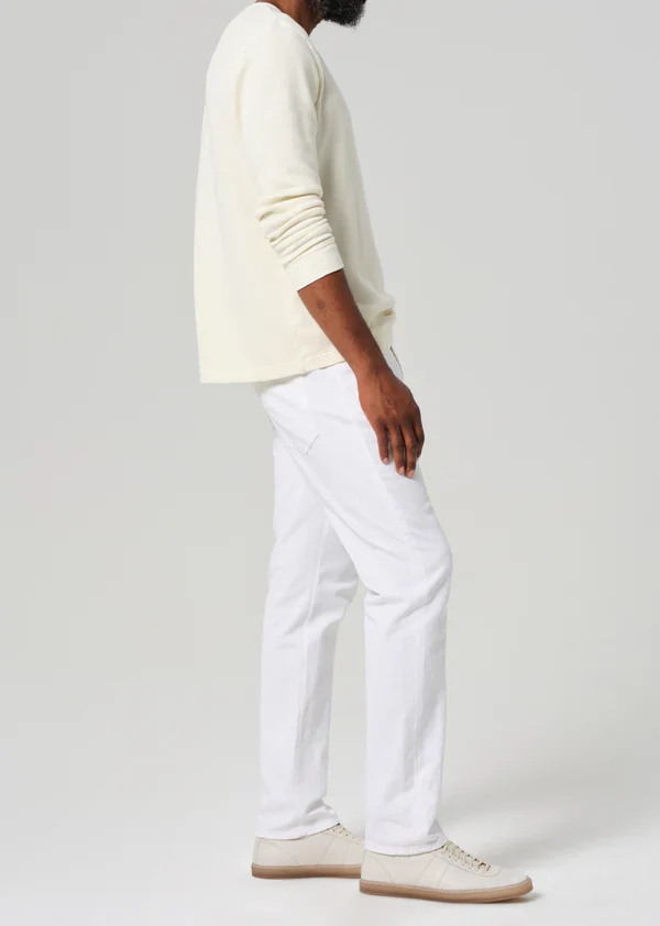 Elijah Relaxed Straight Linen White - Image 3