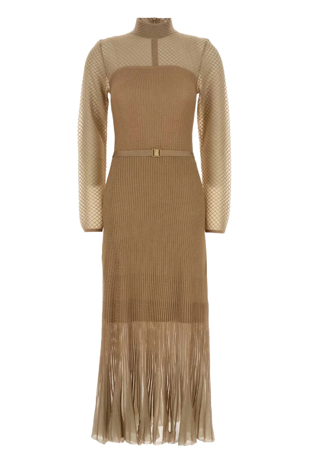 Hypnotic Metallic Midi Dress