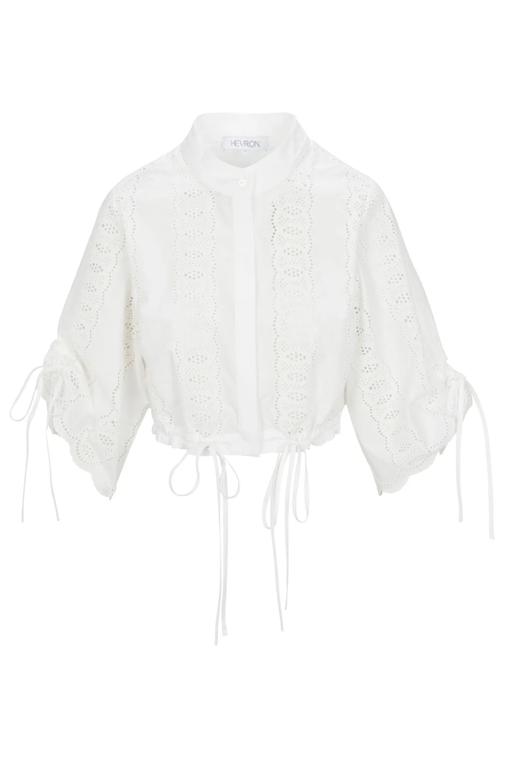 Eva Top White Eyelet