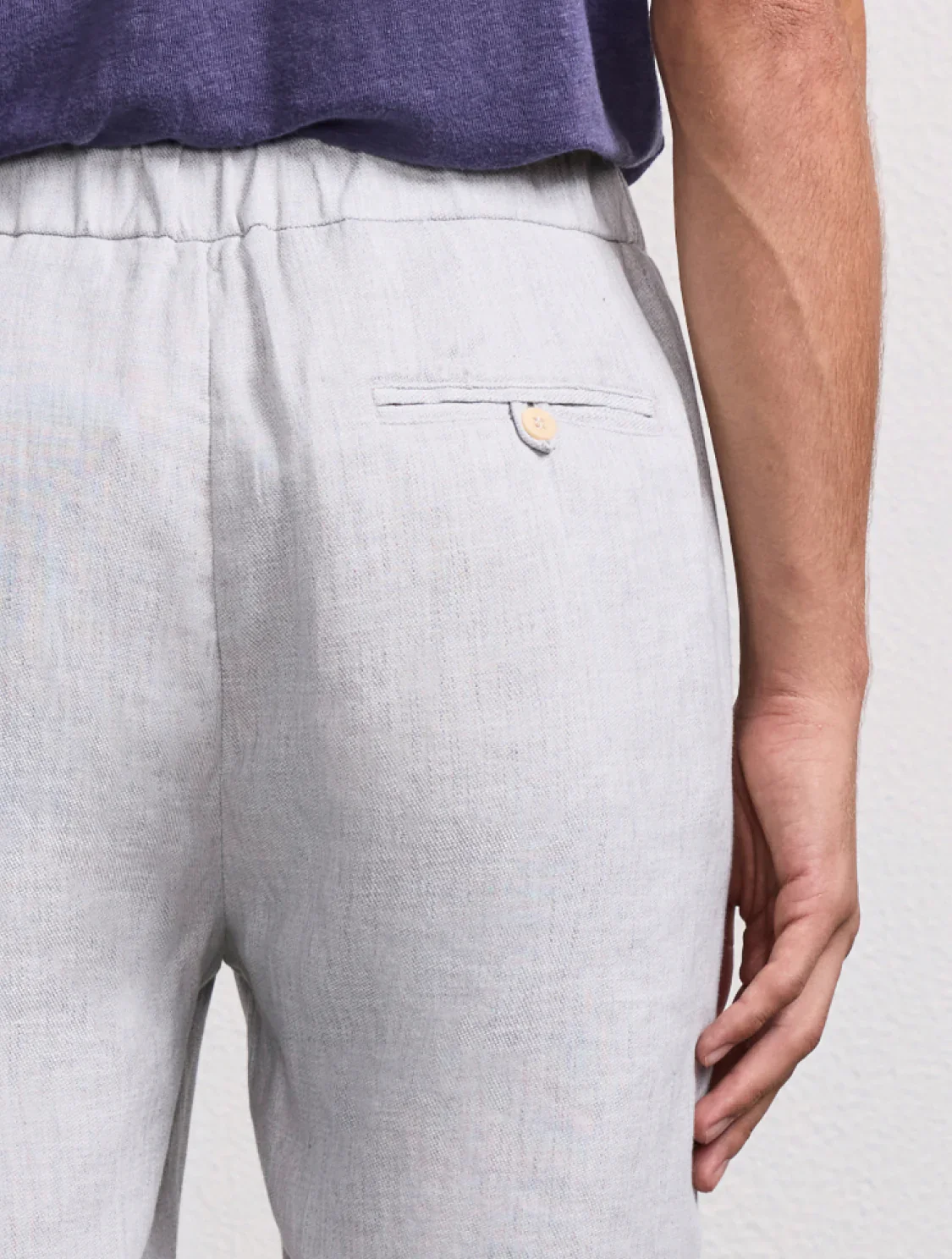 Felipe Shorts Light Mélange Grey - Image 2