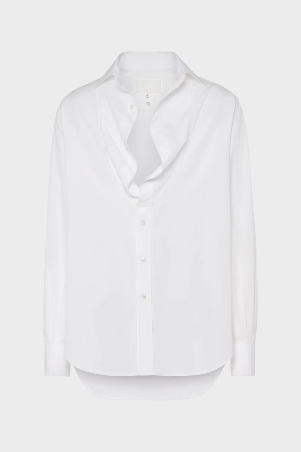 Folded Collar Cotten Shirt