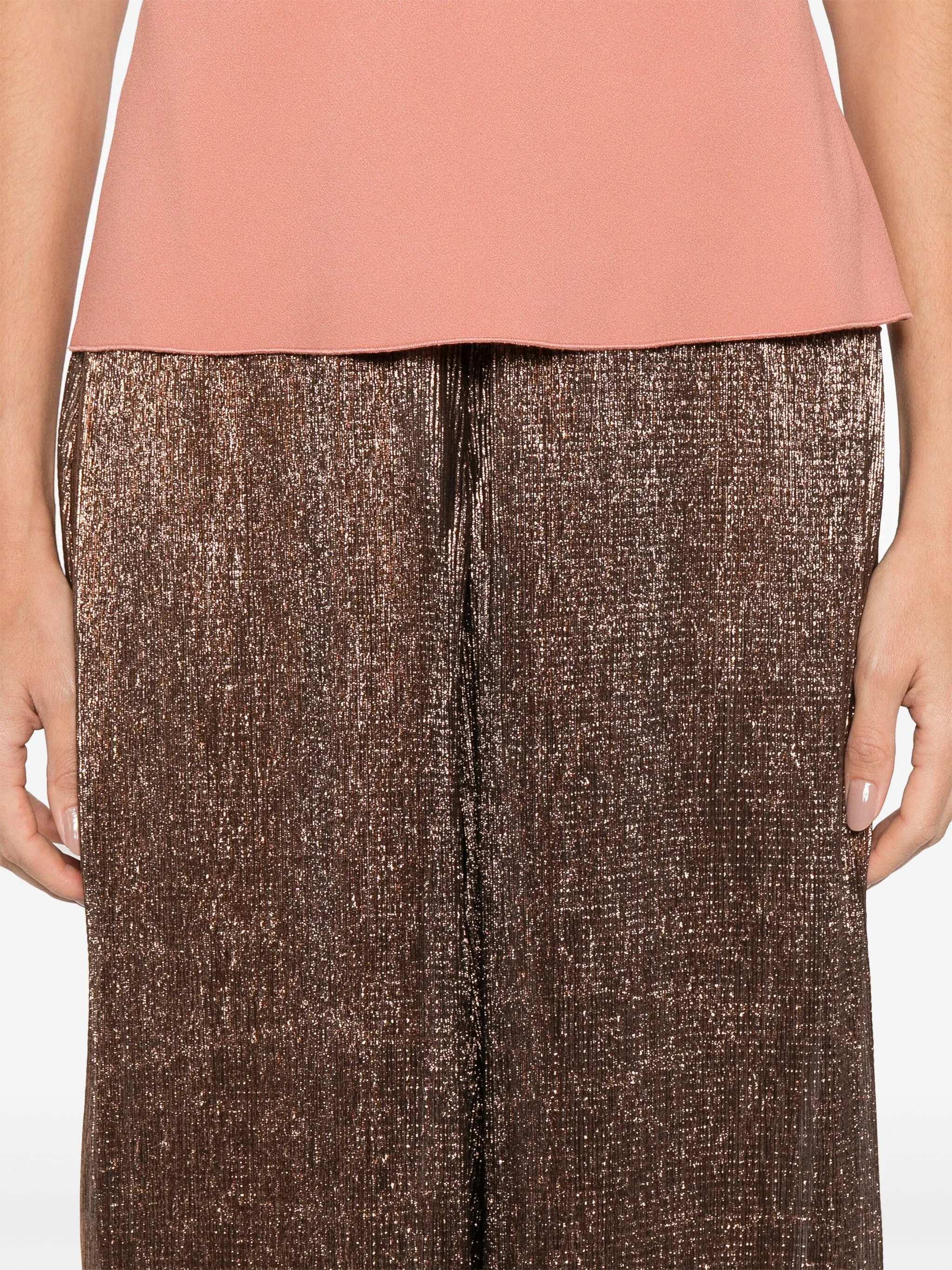 Froisse Lame Regular Waist Palazzo Pants (Final Sale) - Image 4