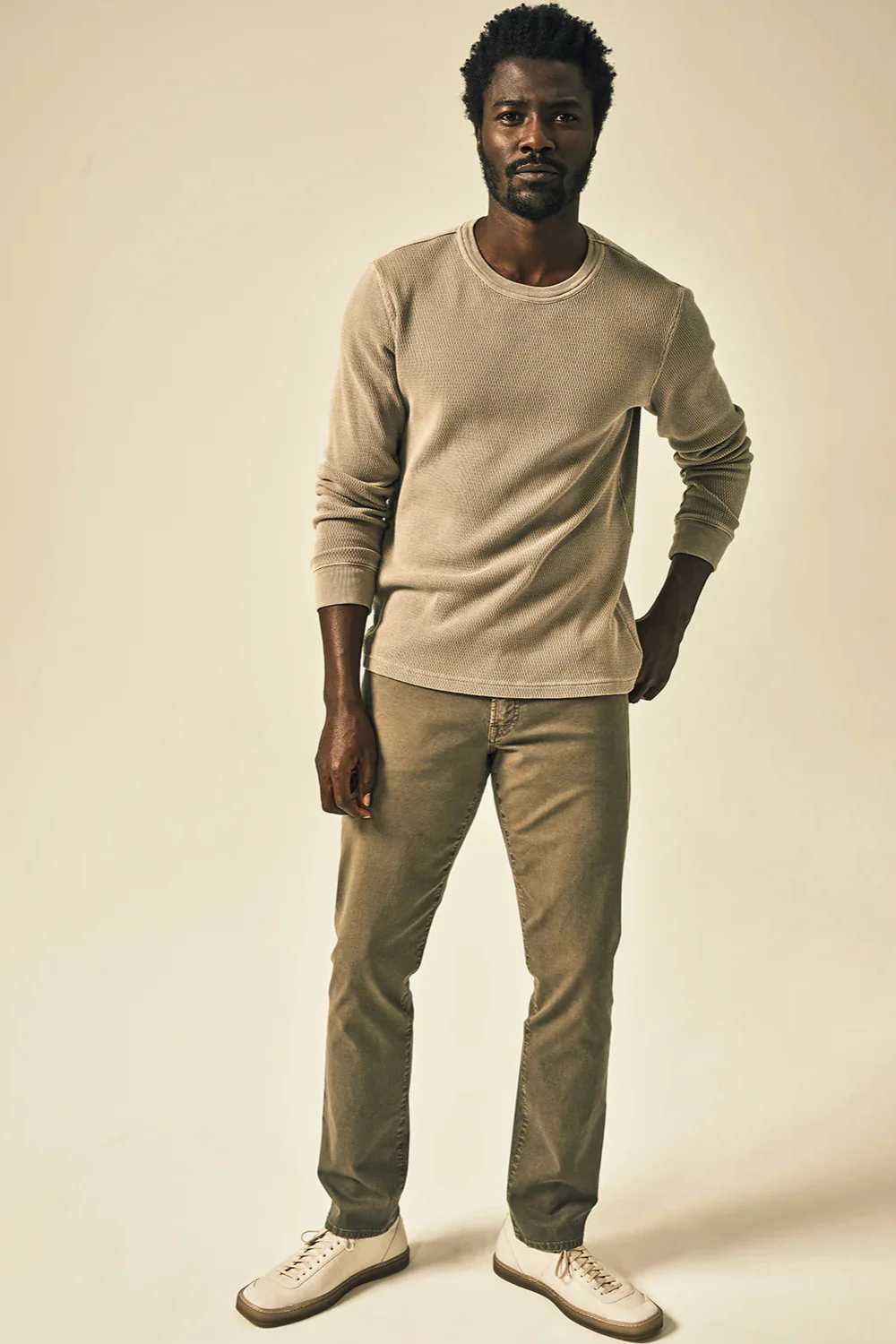 Gage Jeans in Italian Canvas Dark Khaki (Final Sale)