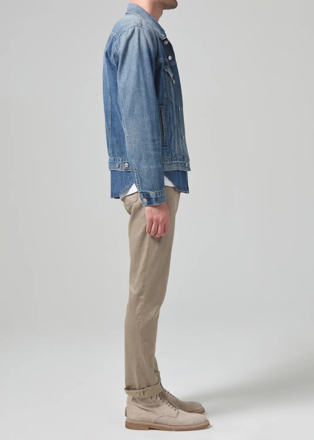Gage Slim Straight Stretch Linen Dune (Final Sale) - Image 3