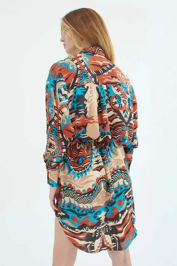 Grazia Shirt Dress Bagha Sky (Final Sale) - Image 2